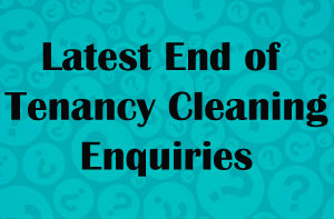 End of Tenancy Cleaning Enquiries